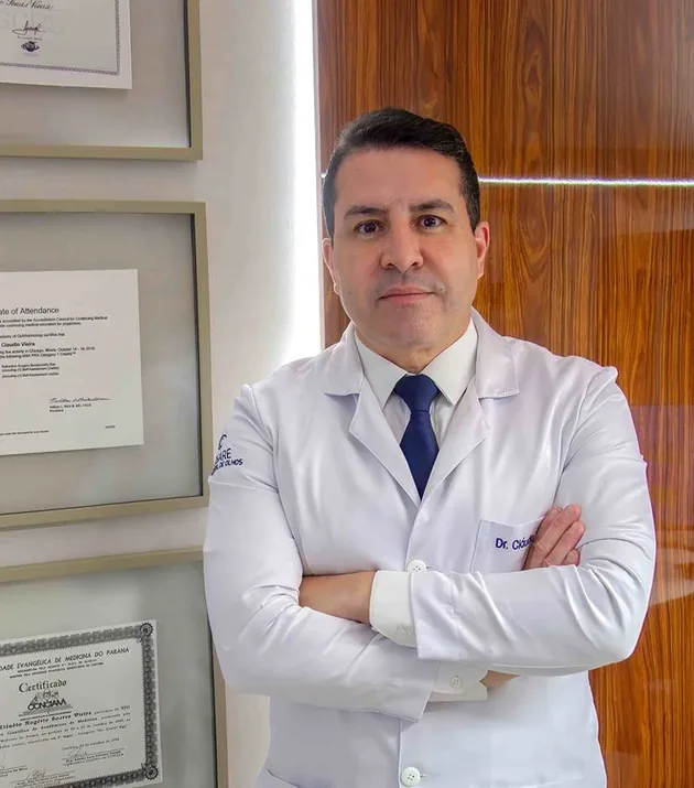 Dr. Cláudio Vieira — Médico Oftalmologista e Diretor Técnico do Visare Hospital de Olhos em Presidente Prudente/SP